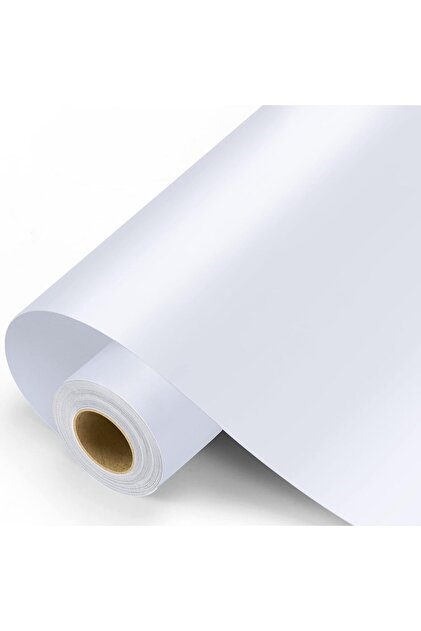Matte White Permanent Vinyl Sticker - Suitable for all cutters, outdoor permanent, 12 inches x 40 feet, can be used for decorative stickers, car stickers, scrapbooking, signage, matte and waterproof.
