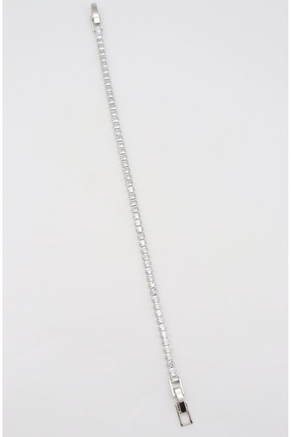 Vip Silver Square Stone Suyolu Luxury Non-Tarnish Steel Bracelet 17+2 cm