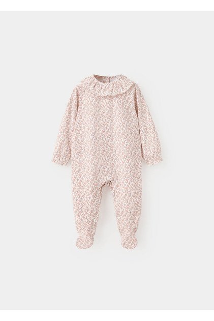 Volan detaylı desenli pijama