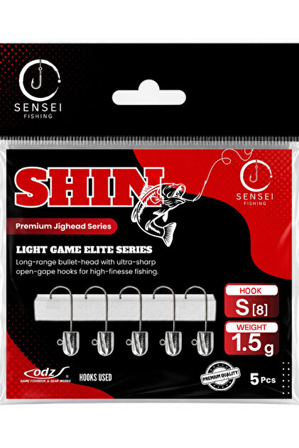 Sensei Shin LRF Jighead - Japon ODZ İğneli-S(8) - 1.5 gr