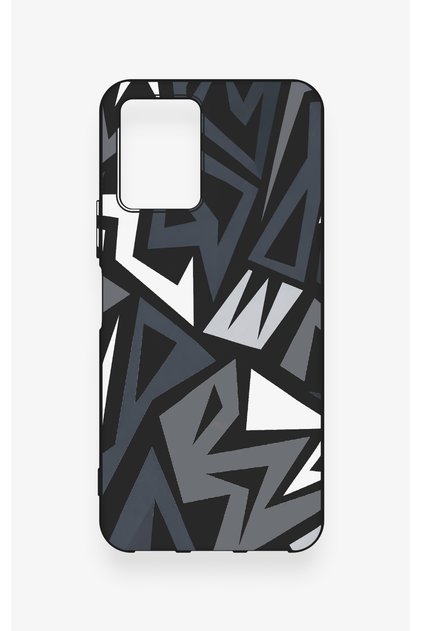 Vivo Y21 Compatible Geometric Block Pattern Silicone Case