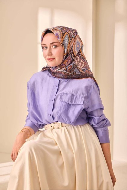 Twill Silk Scarf 11476-25