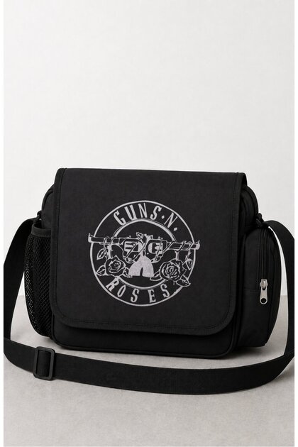 Unisex Rock Band Guns N Roses Printed Messenger Bag