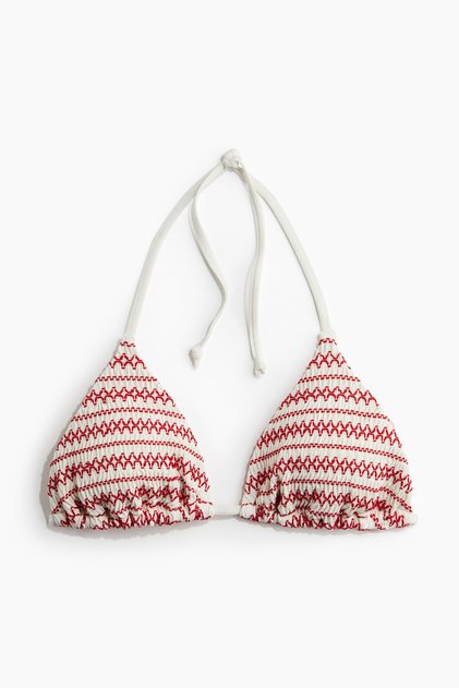 Dolgulu Üçgen Bikini Üstü