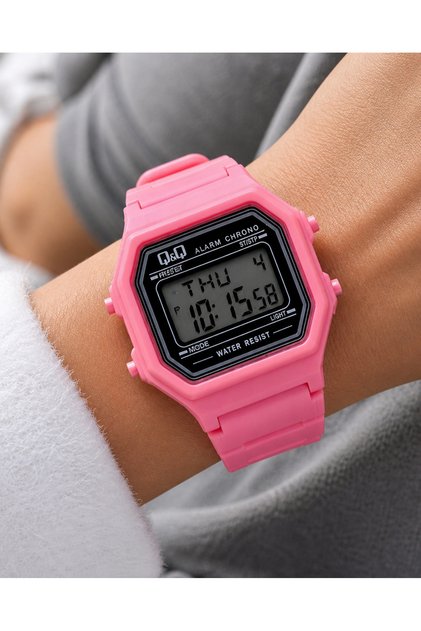 Digital Children's Wristwatch with Silicone Strap, 10 Atm Waterproof, Alarm, Calendar, Light
