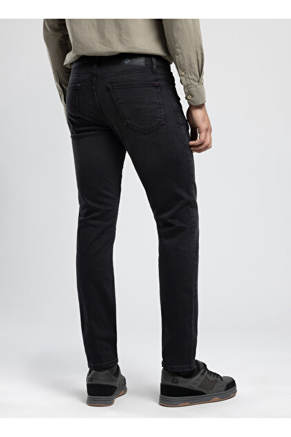 Lee Cooper Siyah Erkek Slim Straight Fit Denim Pantolon 262 LCM