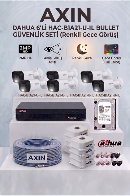 IDS 8 Kameralı Set - 5mp Sony Lensli Fullhd Gece Görüşlü Güvenlik