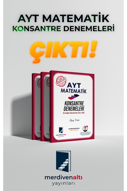 AYT Matematik Konsantre Denemeleri - Tugay Hoca (Tamamı Video Çözümlü)