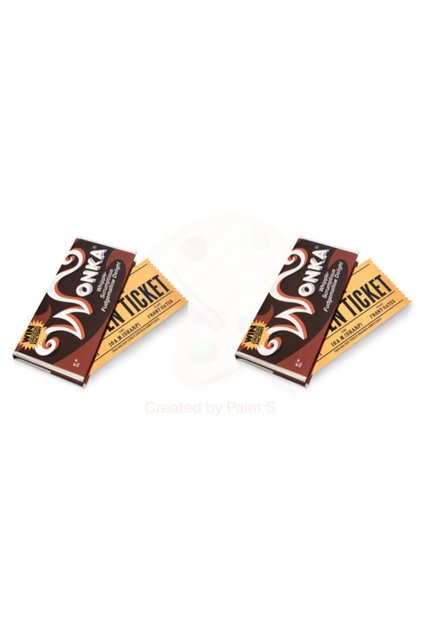 2 Pieces Willy Wonka Chocolate Notebook