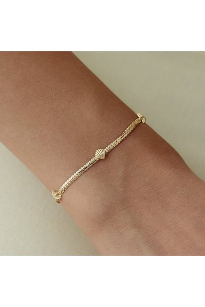 Shell Star Snake Bileklik