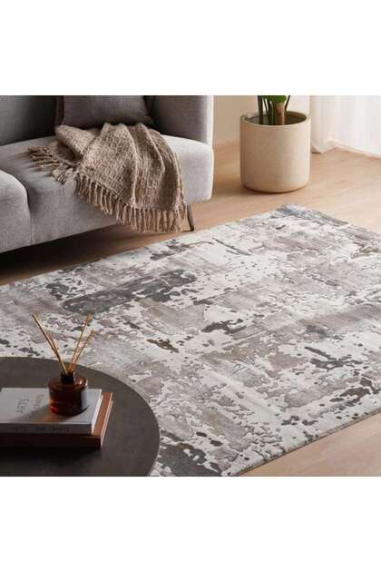Cozzy Abstract Rug 240x360cm - Brown