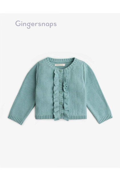Girls Button-Front Cardigan