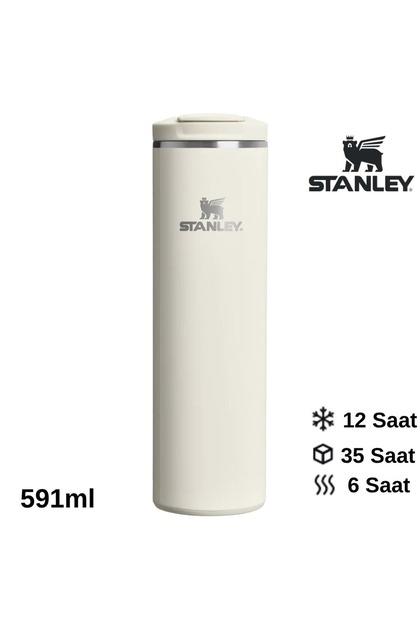 The Transit Fliptop Mug 0.59 L Termos Kupa Bardak Matara Beige