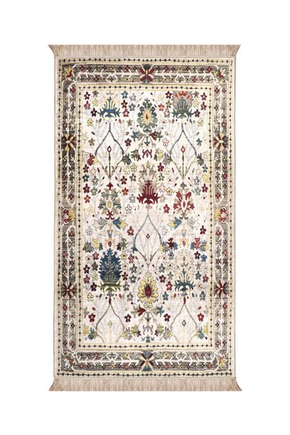 Cream Velvet Rug Prayer Rug