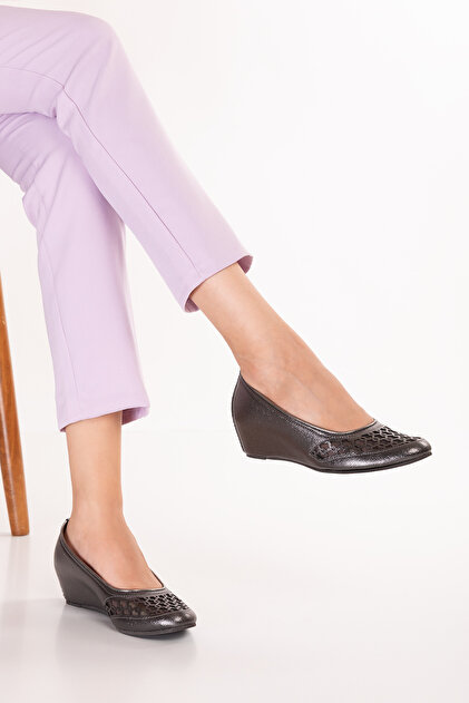 Transparent Detailed Home Shoes Dmr.195-2 Platinum
