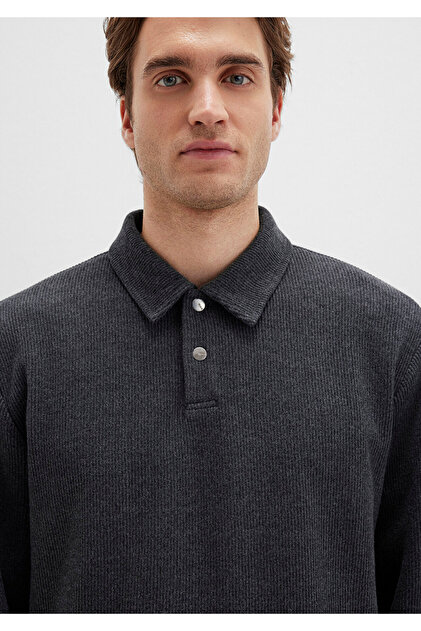 Mavi Antrasit Polo Sweatshirt 0S10476-80023 - Fiyatı, Yorumları
