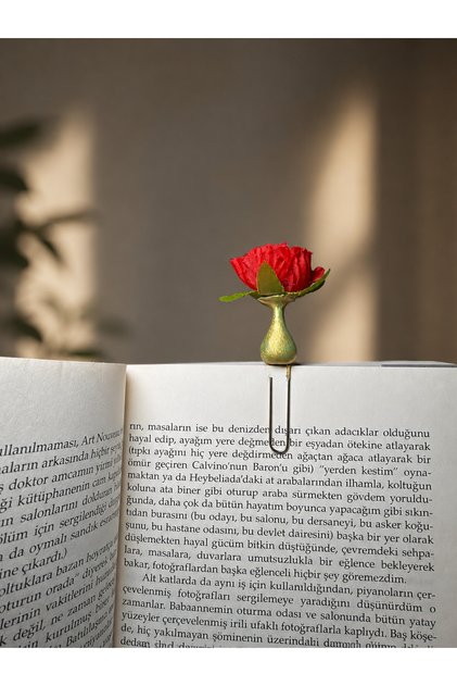 Handmade Flower Vase Bookmark
