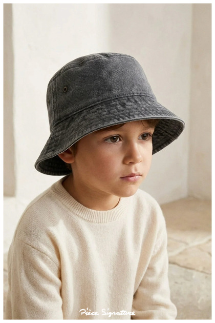 Breathable Anti-Sweat Children's Fisherman Hat | (4-8 Years Old, Boys/Girls Children's Hat) (Size 52 cm)