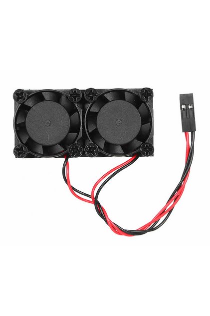 Raspberry Dual Fan Set Pi 4 3 B B+ 2 Adet 9mm Alüminyum Blok Çift Soğutma Fanı Isı Emici Dağıtıcı