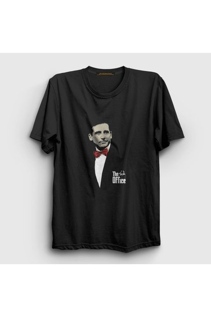 تي شيرت أسود للجنسين من Godfather Michael Scott The Office345581تي تي
