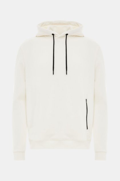 EKRU BİSİKLET YAKA UZUN KOLLU SWEATSHIRT