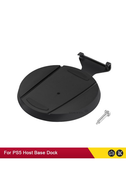 حامل عمودي أصلي رقمي لقاعدة تثبيت وحدة التحكم PS5 مع برغي لجهاز PS5 Ho