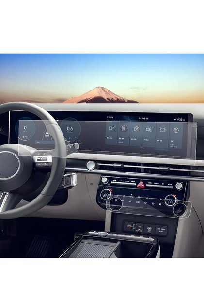 Hyundai Yeni Tucson Dijital Gösterge Klima Paneli ve Multimedya Ekran Koruyucu Paketi Nano Teknoloji
