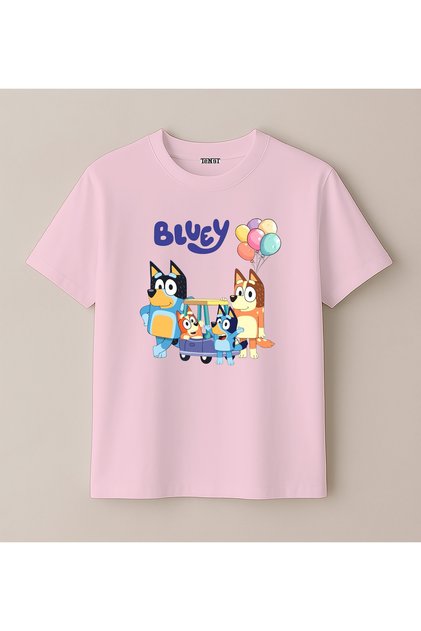 Bluey Printed Kids' T-Shirt (Ages 4-13)