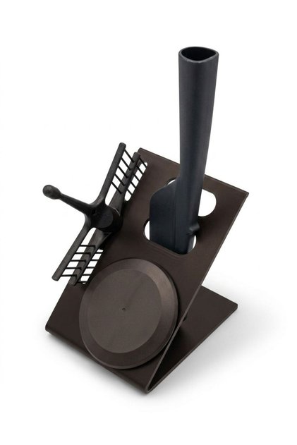 Suport Organizator pentru Accesorii Thermomix TM7, Capacitate 4 Accesorii, Design Compact, Material Durabil, Negru