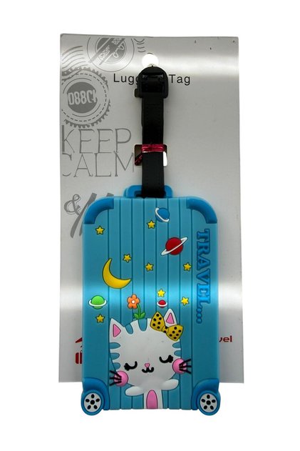 Cat Luggage Tag | Colorful Cute Luggage Accessory 🎒 💖 ✈️ 💼 Luggage Tag, Bag Tag, Suitcase Tag