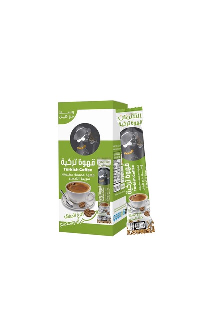 Premium Instant Turkish Coffee 13g Single Sachet by Mohammad Al Samman Rich Aroma Quick Brew