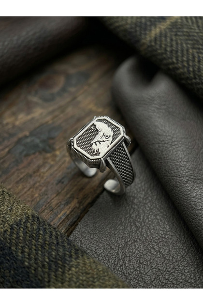 Modern Masculine Series Special Design Men's Ring with Eagle Figure