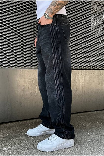 Şerit Detaylı Premium Baggy Pantolon