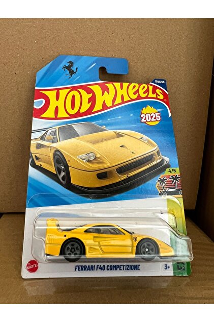 HOT WHEELS Ferrari F40 Competizione Uzun Kart Yurt Dışı Model