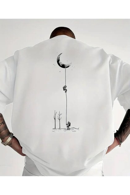 Unisex a Quality Premium Sirt a Printed Oversize T-Shirt