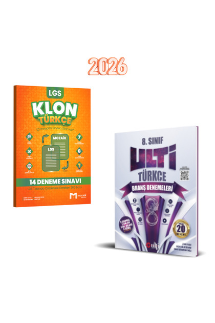 Okyanus Yayınları Mozaik Yayınları 8. Sınıf LGS Türkçe Klon ve