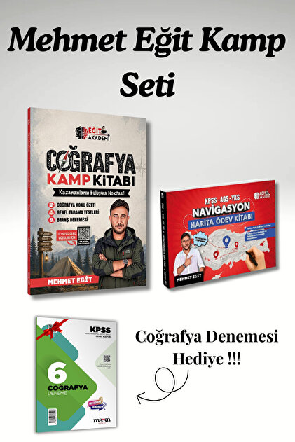 希少　LI-NING AERONAUT 9000C3UG6 ２本セット販売 Eğit Akademi 2026 Coğrafya Kamp Kitabı + Navigasyon Ödev Kitabı +