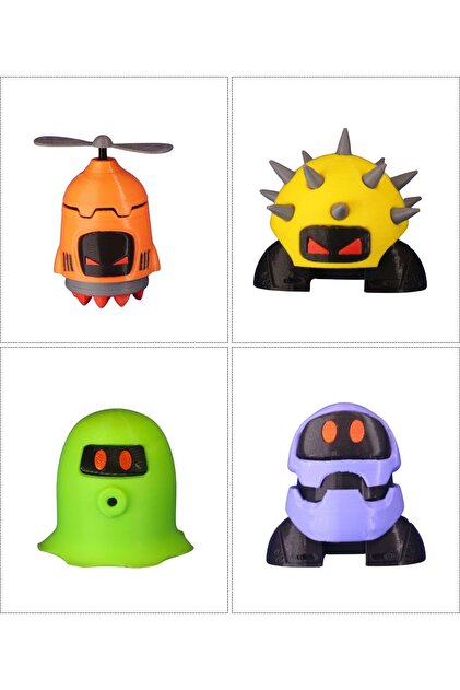 MODELİKA ASTRO OYUNCAK SETİ 5'Lİ ASTRO BoT ASTRONOT VE 4 ASTRO