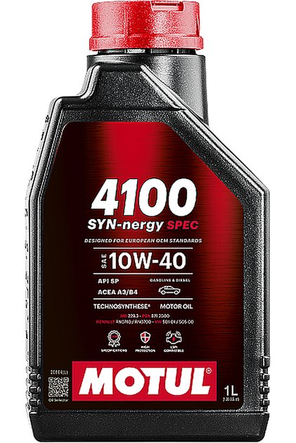 ULEI MOTOR MOTUL 4100 SYN-nergy SPEC 10W-40 1L