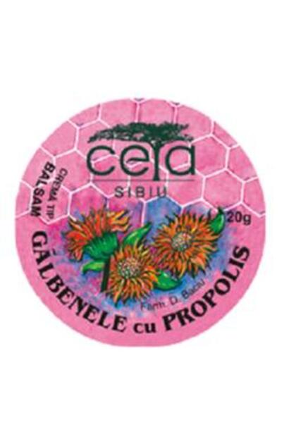 Unguent Galbenele si Propolis Ceta, 20g/25ml