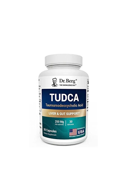 Dr. Berg TUDCA (Tauroursodeoxycholic Acid) 250 mg 30 Kapsül