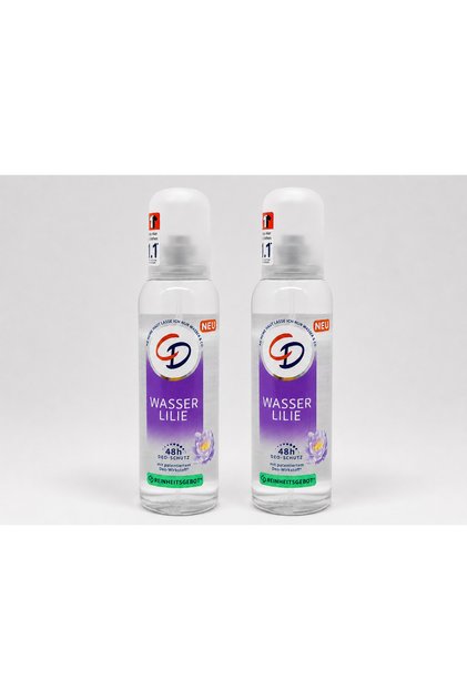 Wasserlilie Nilüfer Çiçeği (Su Zambağı) Kokulu Deodorant Sprey – 75 ml X 2 Adet