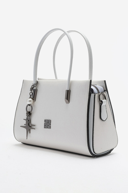 Women's Hand and Shoulder Bag Anna White
