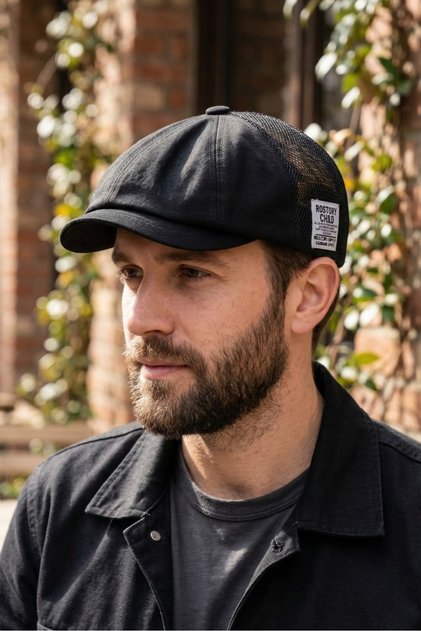 Mesh Newsboy Cap – Retro Style Summer Hat