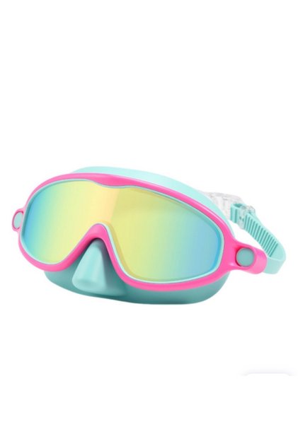 Wide Angle Anti-Fog Uv Children's Swimming Goggles with Ear Plugs Pool and Sea Goggles Diving Goggles Mask