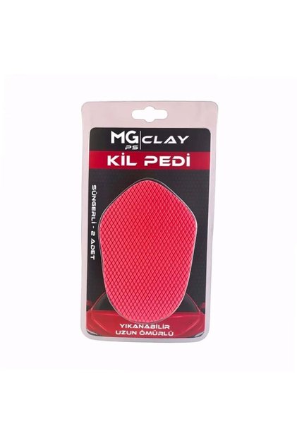 MG PS Yedek Cırtlı El Kil Pedi 2'li Set 12x8 cm - Clay Pad Sponge Block