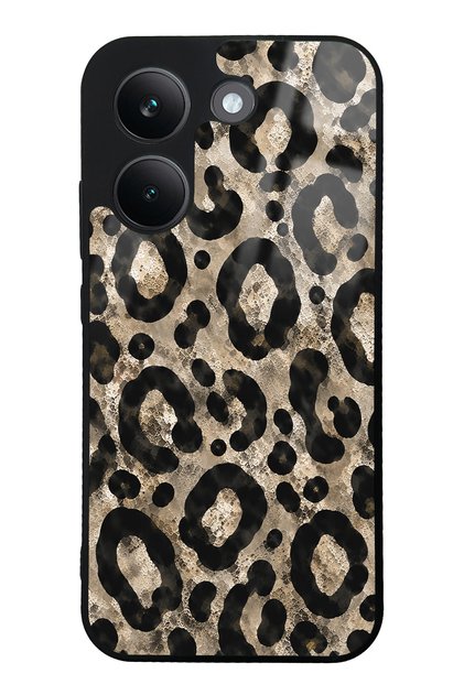Xiaomi Poco X8 Pro Brown Leopard Design Glossy Phone Case