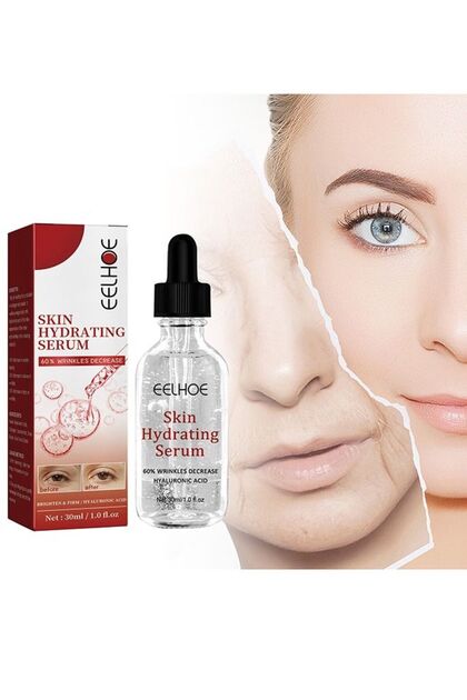Hydrating Face Serum with Hyaluronic Acid,Anti-Wrinkle and Redness Relief Moisturizer,1 fl oz