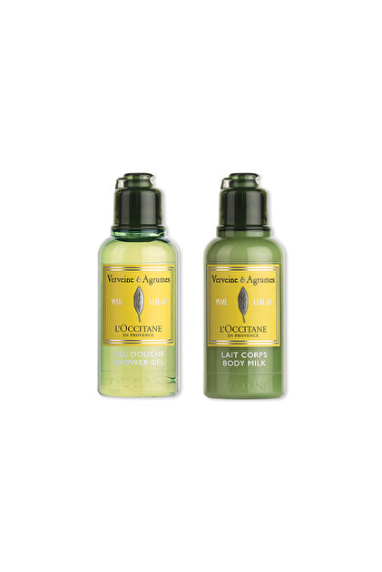 L'Occitane Citrus Verbena Seyahat Boy Duş Bakım Seti, 2'li Set