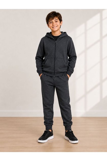 Men's Cocuk Esofman Suit with Zipper Detail